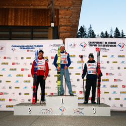 CHAMPIONNATS DE FRANCE VENDREDI,PREMANON, FRANCE - MARCH 27: PODIUM March 27, 2026 in PREMANON, France. (Photo by Rodriguez Alexis / @Aleiks_photo)