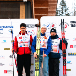 CHAMPIONNATS DE FRANCE VENDREDI,PREMANON, FRANCE - MARCH 27: PODIUM March 27, 2026 in PREMANON, France. (Photo by Rodriguez Alexis / @Aleiks_photo)