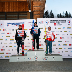 CHAMPIONNATS DE FRANCE VENDREDI,PREMANON, FRANCE - MARCH 27: PODIUM March 27, 2026 in PREMANON, France. (Photo by Rodriguez Alexis / @Aleiks_photo)
