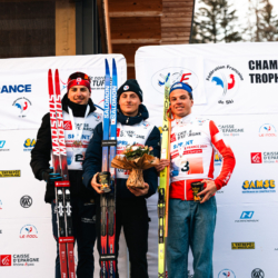 CHAMPIONNATS DE FRANCE VENDREDI,PREMANON, FRANCE - MARCH 27: PODIUM March 27, 2026 in PREMANON, France. (Photo by Rodriguez Alexis / @Aleiks_photo)
