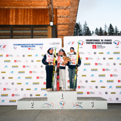 CHAMPIONNATS DE FRANCE VENDREDI,PREMANON, FRANCE - MARCH 27: PODIUM March 27, 2026 in PREMANON, France. (Photo by Rodriguez Alexis / @Aleiks_photo)