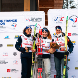 CHAMPIONNATS DE FRANCE VENDREDI,PREMANON, FRANCE - MARCH 27: PODIUM March 27, 2026 in PREMANON, France. (Photo by Rodriguez Alexis / @Aleiks_photo)