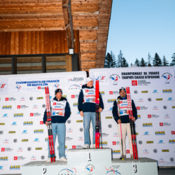 CHAMPIONNATS DE FRANCE VENDREDI,PREMANON, FRANCE - MARCH 27: PODIUM March 27, 2026 in PREMANON, France. (Photo by Rodriguez Alexis / @Aleiks_photo)