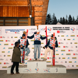 CHAMPIONNATS DE FRANCE VENDREDI,PREMANON, FRANCE - MARCH 27: PODIUM March 27, 2026 in PREMANON, France. (Photo by Rodriguez Alexis / @Aleiks_photo)