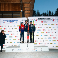 CHAMPIONNATS DE FRANCE VENDREDI,PREMANON, FRANCE - MARCH 27: PODIUM March 27, 2026 in PREMANON, France. (Photo by Rodriguez Alexis / @Aleiks_photo)