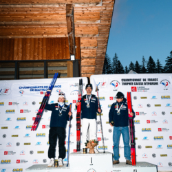 CHAMPIONNATS DE FRANCE VENDREDI,PREMANON, FRANCE - MARCH 27: PODIUM March 27, 2026 in PREMANON, France. (Photo by Rodriguez Alexis / @Aleiks_photo)
