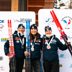 CHAMPIONNATS DE FRANCE VENDREDI,PREMANON, FRANCE - MARCH 27: PODIUM March 27, 2026 in PREMANON, France. (Photo by Rodriguez Alexis / @Aleiks_photo)