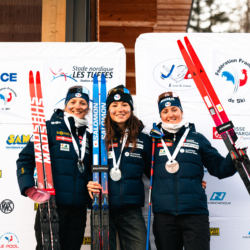 CHAMPIONNATS DE FRANCE VENDREDI,PREMANON, FRANCE - MARCH 27: PODIUM March 27, 2026 in PREMANON, France. (Photo by Rodriguez Alexis / @Aleiks_photo)