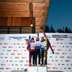 CHAMPIONNATS DE FRANCE VENDREDI,PREMANON, FRANCE - MARCH 27: PODIUM March 27, 2026 in PREMANON, France. (Photo by Rodriguez Alexis / @Aleiks_photo)
