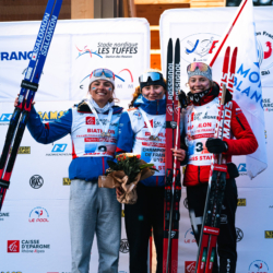 CHAMPIONNATS DE FRANCE VENDREDI,PREMANON, FRANCE - MARCH 27: PODIUM March 27, 2026 in PREMANON, France. (Photo by Rodriguez Alexis / @Aleiks_photo)