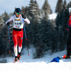 CHAMPIONNATS DE FRANCE VENDREDI,PREMANON, FRANCE - MARCH 27: Arsene DIDELLE of FRA March 27, 2026 in PREMANON, France. (Photo by Rodriguez Alexis / @Aleiks_photo)