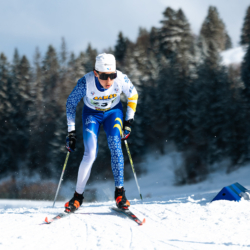 CHAMPIONNATS DE FRANCE VENDREDI,PREMANON, FRANCE - MARCH 27: Maxime DEVAUX of FRA March 27, 2026 in PREMANON, France. (Photo by Rodriguez Alexis / @Aleiks_photo)