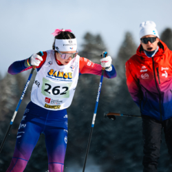 CHAMPIONNATS DE FRANCE VENDREDI,PREMANON, FRANCE - MARCH 27: Louise MARGUET of FRA March 27, 2026 in PREMANON, France. (Photo by Rodriguez Alexis / @Aleiks_photo)