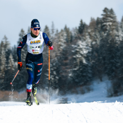 CHAMPIONNATS DE FRANCE VENDREDI,PREMANON, FRANCE - MARCH 27: Quentin LESPINE of FRA March 27, 2026 in PREMANON, France. (Photo by Rodriguez Alexis / @Aleiks_photo)