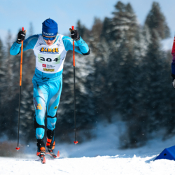 CHAMPIONNATS DE FRANCE VENDREDI,PREMANON, FRANCE - MARCH 27: Adrien MARCHAND of FRA March 27, 2026 in PREMANON, France. (Photo by Rodriguez Alexis / @Aleiks_photo)