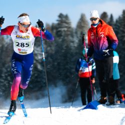 CHAMPIONNATS DE FRANCE VENDREDI,PREMANON, FRANCE - MARCH 27: Maxence PERRIN of FRA March 27, 2026 in PREMANON, France. (Photo by Rodriguez Alexis / @Aleiks_photo)