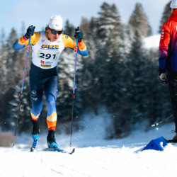 CHAMPIONNATS DE FRANCE VENDREDI,PREMANON, FRANCE - MARCH 27: Lauric CHAPUIS of FRA March 27, 2026 in PREMANON, France. (Photo by Rodriguez Alexis / @Aleiks_photo)