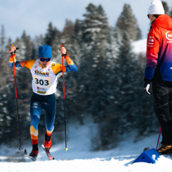 CHAMPIONNATS DE FRANCE VENDREDI,PREMANON, FRANCE - MARCH 27: Mahe POINSONNET of FRA March 27, 2026 in PREMANON, France. (Photo by Rodriguez Alexis / @Aleiks_photo)
