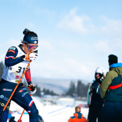 CHAMPIONNATS DE FRANCE VENDREDI,PREMANON, FRANCE - MARCH 27: Julie PIERREL of FRA March 27, 2026 in PREMANON, France. (Photo by Rodriguez Alexis / @Aleiks_photo)