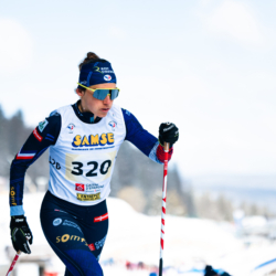 CHAMPIONNATS DE FRANCE VENDREDI,PREMANON, FRANCE - MARCH 27: Delphine CLAUDEL of FRA March 27, 2026 in PREMANON, France. (Photo by Rodriguez Alexis / @Aleiks_photo)