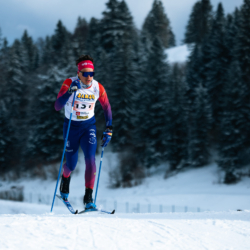 CHAMPIONNATS DE FRANCE VENDREDI,PREMANON, FRANCE - MARCH 27: Elio FAIVRE of FRA March 27, 2026 in PREMANON, France. (Photo by Rodriguez Alexis / @Aleiks_photo)