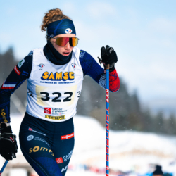 CHAMPIONNATS DE FRANCE VENDREDI,PREMANON, FRANCE - MARCH 27: Heidi CONVARD of FRA March 27, 2026 in PREMANON, France. (Photo by Rodriguez Alexis / @Aleiks_photo)