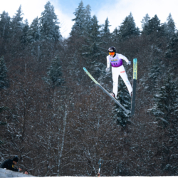 CHAMPIONNATS DE FRANCE VENDREDI,PREMANON, FRANCE - MARCH 27: SIMON PAGNIER of FRA March 27, 2026 in PREMANON, France. (Photo by Rodriguez Alexis / @Aleiks_photo)