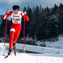 CHAMPIONNATS DE FRANCE VENDREDI,PREMANON, FRANCE - MARCH 27: Eliott MAURY of FRA March 27, 2026 in PREMANON, France. (Photo by Rodriguez Alexis / @Aleiks_photo)