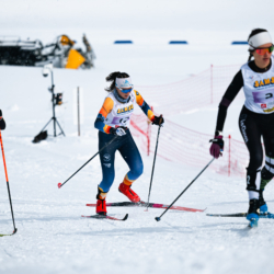 CHAMPIONNATS DE FRANCE VENDREDI,PREMANON, FRANCE - MARCH 27: Elina SANSONNE of FRA March 27, 2026 in PREMANON, France. (Photo by Rodriguez Alexis / @Aleiks_photo)