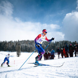 CHAMPIONNATS DE FRANCE VENDREDI,PREMANON, FRANCE - MARCH 27: Elio FAIVRE of FRA March 27, 2026 in PREMANON, France. (Photo by Rodriguez Alexis / @Aleiks_photo)