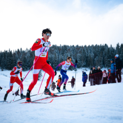 CHAMPIONNATS DE FRANCE VENDREDI,PREMANON, FRANCE - MARCH 27: Eliott MAURY of FRA March 27, 2026 in PREMANON, France. (Photo by Rodriguez Alexis / @Aleiks_photo)