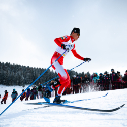CHAMPIONNATS DE FRANCE VENDREDI,PREMANON, FRANCE - MARCH 27: Nohe BOYER of FRA March 27, 2026 in PREMANON, France. (Photo by Rodriguez Alexis / @Aleiks_photo)