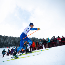 CHAMPIONNATS DE FRANCE VENDREDI,PREMANON, FRANCE - MARCH 27: Sam PERRILLAT COLLOMB of FRA March 27, 2026 in PREMANON, France. (Photo by Rodriguez Alexis / @Aleiks_photo)