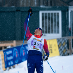 CHAMPIONNATS DE FRANCE VENDREDI,PREMANON, FRANCE - MARCH 27: Elio FAIVRE of FRA March 27, 2026 in PREMANON, France. (Photo by Rodriguez Alexis / @Aleiks_photo)