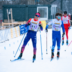 CHAMPIONNATS DE FRANCE VENDREDI,PREMANON, FRANCE - MARCH 27: Elio FAIVRE of FRA March 27, 2026 in PREMANON, France. (Photo by Rodriguez Alexis / @Aleiks_photo)