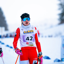 CHAMPIONNATS DE FRANCE VENDREDI,PREMANON, FRANCE - MARCH 27: CLEMENCE COUTAZ of FRA March 27, 2026 in PREMANON, France. (Photo by Rodriguez Alexis / @Aleiks_photo)