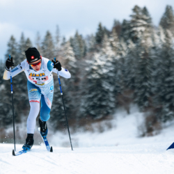 CHAMPIONNATS DE FRANCE VENDREDI,PREMANON, FRANCE - MARCH 27: Clement LUSSIS of FRA March 27, 2026 in PREMANON, France. (Photo by Rodriguez Alexis / @Aleiks_photo)