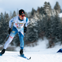 CHAMPIONNATS DE FRANCE VENDREDI,PREMANON, FRANCE - MARCH 27: Clement LUSSIS of FRA March 27, 2026 in PREMANON, France. (Photo by Rodriguez Alexis / @Aleiks_photo)