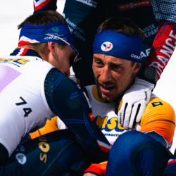 CHAMPIONNATS DE FRANCE VENDREDI,PREMANON, FRANCE - MARCH 27: REMI BOURDIN of FRA, JULIEN ARNAUD of FRA March 27, 2026 in PREMANON, France. (Photo by Rodriguez Alexis / @Aleiks_photo)