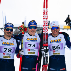 CHAMPIONNATS DE FRANCE VENDREDI,PREMANON, FRANCE - MARCH 27: JULES CHAPPAZ of FRA, REMI BOURDIN of FRA, VICTOR CULLET CALDERINI of FRA March 27, 2026 in PREMANON, France. (Photo by Rodriguez Alexis / @Aleiks_photo)