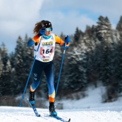 CHAMPIONNATS DE FRANCE VENDREDI,PREMANON, FRANCE - MARCH 27: Gaia MUSSO of FRA March 27, 2026 in PREMANON, France. (Photo by Rodriguez Alexis / @Aleiks_photo)