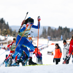 CHAMPIONNATS DE FRANCE VENDREDI,PREMANON, FRANCE - MARCH 27: LEONIE MORIN of FRA March 27, 2026 in PREMANON, France. (Photo by Rodriguez Alexis / @Aleiks_photo)