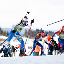 CHAMPIONNATS DE FRANCE VENDREDI,PREMANON, FRANCE - MARCH 27: OLIVIA DEROCHEBOEUF of FRA March 27, 2026 in PREMANON, France. (Photo by Rodriguez Alexis / @Aleiks_photo)