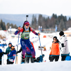 CHAMPIONNATS DE FRANCE VENDREDI,PREMANON, FRANCE - MARCH 27: LOUISE ROBBE of FRA March 27, 2026 in PREMANON, France. (Photo by Rodriguez Alexis / @Aleiks_photo)