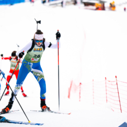 CHAMPIONNATS DE FRANCE VENDREDI,PREMANON, FRANCE - MARCH 27: OLIVIA DEROCHEBOEUF of FRA March 27, 2026 in PREMANON, France. (Photo by Rodriguez Alexis / @Aleiks_photo)