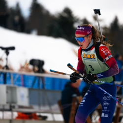 CHAMPIONNATS DE FRANCE VENDREDI,PREMANON, FRANCE - MARCH 27: NOEMIE PENALVERT of FRA March 27, 2026 in PREMANON, France. (Photo by Rodriguez Alexis / @Aleiks_photo)