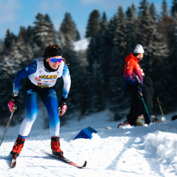 CHAMPIONNATS DE FRANCE VENDREDI,PREMANON, FRANCE - MARCH 27: Leonie BERNA of FRA March 27, 2026 in PREMANON, France. (Photo by Rodriguez Alexis / @Aleiks_photo)