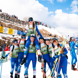 CHAMPIONNATS DE FRANCE VENDREDI,PREMANON, FRANCE - MARCH 27: AUGUSTINE ARSON of FRA, AXELLE BOUVARD of FRA, JEANNE BOUVIER of FRA, LEONIE MORIN of FRA, PAULINE LAFOUX of FRA, GAIA RICHARD of FRA, LANA MOREIRA of FRA March 27, 2026 in PREMANON, France. (Photo by Rodriguez Alexis / @Aleiks_photo)