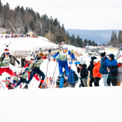 CHAMPIONNATS DE FRANCE VENDREDI,PREMANON, FRANCE - MARCH 27: MARTIN MINAZZI of FRA, YANN ROGUET of FRA March 27, 2026 in PREMANON, France. (Photo by Rodriguez Alexis / @Aleiks_photo)