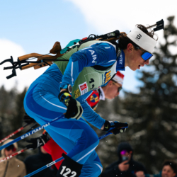 CHAMPIONNATS DE FRANCE VENDREDI,PREMANON, FRANCE - MARCH 27: VALENTIN LEVY of FRA March 27, 2026 in PREMANON, France. (Photo by Rodriguez Alexis / @Aleiks_photo)
